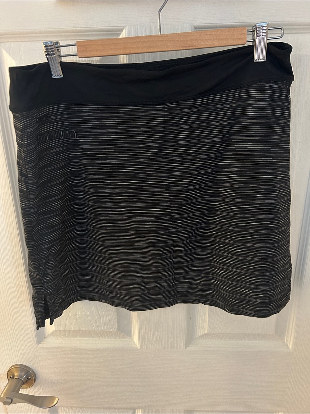 Women's Lole Black Striped Active Skort